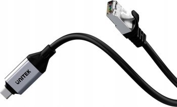 Unitek Kabel Ethernet USB C RJ-45 LAN, przewód sieciowy, 3m