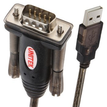 Unitek Y-105A konw. USB 1xRS-232 z adap.DB9F/DB25M