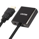 Unitek Y-6333 adapter HDMI to VGA + audio