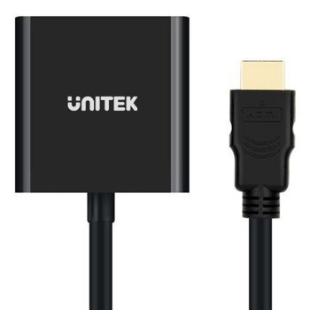 Unitek Y-6333 adapter HDMI to VGA + audio