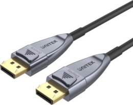 Unitek kabel optyczny DisplayPort 1.4 AOC 8K 20m