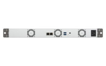 Qnap TS-433eU 1U RACK 4x 2.5 /3.5 SATA ARM Cortex-A55 2 0GHz 4C 4GB 2x 2.5GbE 2x USB 3.2 adapter 60W