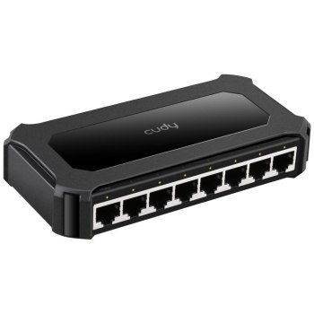 CUDY GS108D | przełącznik sieciowy, 8-portowy, Gigabit, Metalowa obudowa