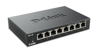 Switch 8 portowy Gigabitowy D-Link DGS-108/E (8x 10/100/1000Mbps)