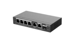 Switch Ruijie Reyee RG-ES206GS-P 5-port GE PoE+ 54W 1x1Gb Combo Ext PSU