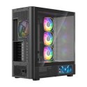 MODECOM OBUDOWA VOLCANO AQ 400 ARGB MIDI CZARNA