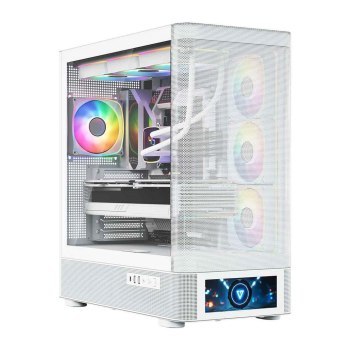 MODECOM OBUDOWA VOLCANO AQ 500 ARGB MIDI BIAŁA