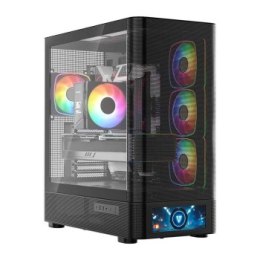 MODECOM OBUDOWA VOLCANO AQ 500 ARGB MIDI CZARNA