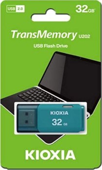 KIOXIA FlashDrive U202 Hayabusa 32GB Aqua
