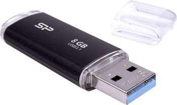 Pendrive Silicon Power Blaze B02 8GB USB 3.1 kolor czarny (SP008GBUF3B02V1K)