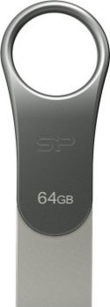 Pendrive Silicon Power Mobile C80 64GB Dual USB 3.1/Type-C Silver (SP064GBUC3C80V1S)