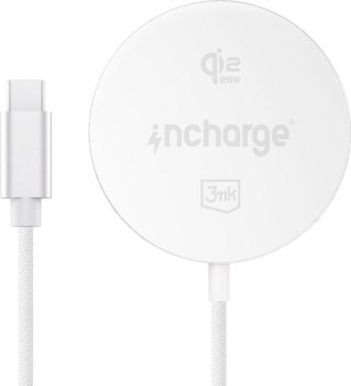 3mk incharge Align Qi2.,2 25W for Android White