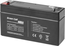 GREEN CELL AKUMULATOR ŻELOWY AGM13 6V 1.3AH
