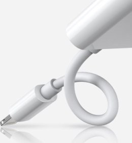 JOYROOM ADAPTER PRZEJŚCIÓWKA ROZDZIELACZ SŁUCHAWKOWY LIGHTNING BIAŁY