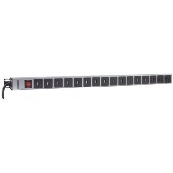 Listwa antyprzepięciowa - Intellinet 164498 Listwa zasilająca Rack pionowa 16 gniazd USB typu A