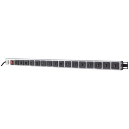 Listwa antyprzepięciowa - Intellinet 164498 Listwa zasilająca Rack pionowa 16 gniazd USB typu A