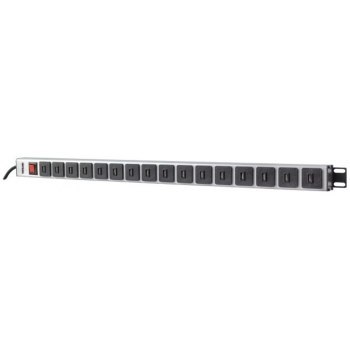 Listwa antyprzepięciowa - Intellinet 164498 Listwa zasilająca Rack pionowa 16 gniazd USB typu A