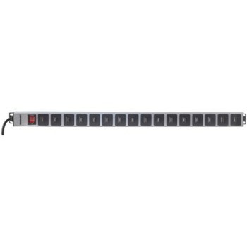 Listwa antyprzepięciowa - Intellinet 164498 Listwa zasilająca Rack pionowa 16 gniazd USB typu A