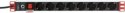 Listwa antyprzepięciowa - Techly 106893 Listwa zasilająca PDU Rack 19'' 1U, 8x Schuko, 250V/16A kabel 3m