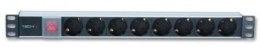 Listwa antyprzepięciowa - Techly Listwa zasilająca 8 gniazd 3m 250V/16A do szaf Rack 19'' 1U