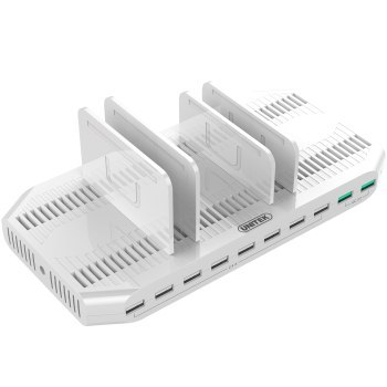 Unitek Charging Station 10x USB biały