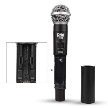 DVS2 - Mikrofon bezprzewodowy 2x nadajnik doręczny + baza pasmo UHF 560-590 MHz