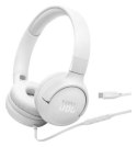 Słuchawki - JBL Tune 520C USB-C biały