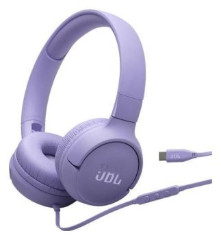 Słuchawki - JBL Tune 520C USB-C fioletowy