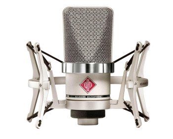 Neumann TLM 102 NI Studio Set - Mikrofon pojemnościowy wielkomembranowy z uchwytem przeciwwstrząsowym nikiel