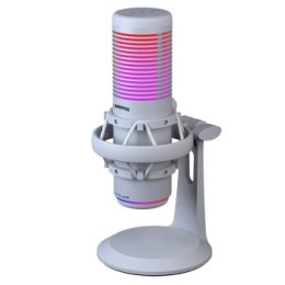 Rampage Bemol Mikrofon gamingowy/do podcastów RGB USB-C biały