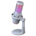 Rampage Bemol Mikrofon gamingowy/do podcastów RGB USB-C biały