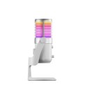 Rampage Diyez Mikrofon gamingowy dotykowy RGB USB-C biały