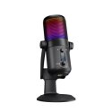 Rampage Diyez Mikrofon gamingowy dotykowy RGB USB-C czarny