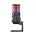 Rampage Diyez Mikrofon gamingowy dotykowy RGB USB-C czarny