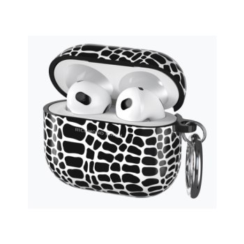Słuchawki - Richmond & Finch AirPods Pro case, Black Croc
