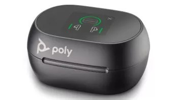 Słuchawki True Wireless HP Poly Voyager Free 60+ UC Touchscreen Charge Case Carbon Black USB-C Adapter - 7Y8G4AA