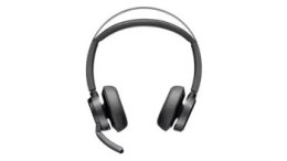 Słuchawki bezprzewodowe HP Poly Voyager Focus 2 Charge Stand USB-C Headset + Adapter USB-C/A - 9T9J5AA