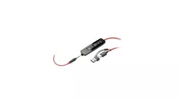 Słuchawki przewodowe HP Poly Blackwire 5210 Mono + Adapter USB-C/A - 8X230AA