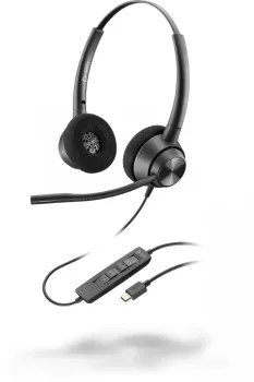 Słuchawki przewodowe HP Poly EncorePro 320 Stereo USB-C - 767F9AA