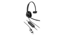 Słuchawki przewodowe HP Poly Mission 415 Classic Mono USB-C + Adapter USB-C/A - C01A9AA