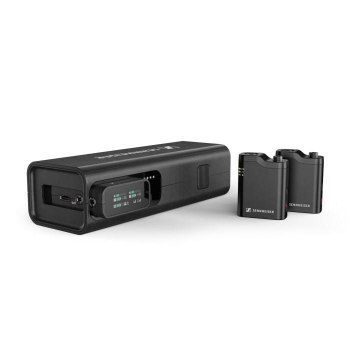 Sennheiser PROFILE WIRELESS 2-CHANNEL SET - 2-kanałowy odbiornik 2 4 GHz 2 mikrofony na klipsie akcesoria etui ładujące pokr