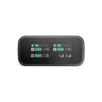 Sennheiser PROFILE WIRELESS 2-CHANNEL SET - 2-kanałowy odbiornik 2 4 GHz 2 mikrofony na klipsie akcesoria etui ładujące pokr
