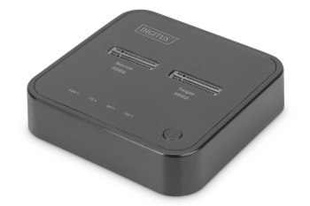 DIGITUS STACJA DOKUJĄCA DO SSD M.2 NVME Z FUNKCJĄ KLONOWANIA OFFLINE USB-C CZARNA DA-71545