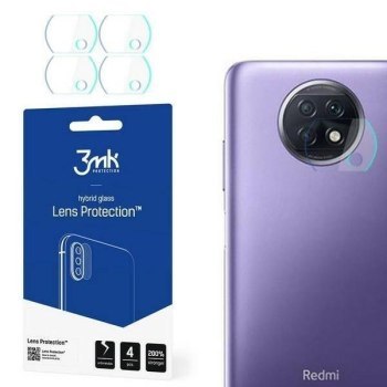 SZKŁO HYBRYDOWE 3MK FLEXIBLE GLASS XIAOMI REDMI NOTE 9T 5G NA APARAT 4 SZT.