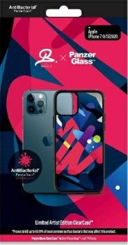 ETUI PANZERGLASS CLEAR IPHONE 7 / 8 / SE 2020 CASE MIKAEL B LIMITED ARTIST EDITION