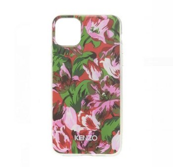 KENZO ORYGINALNE ETUI FA5COKIXIVSR IPHONE 11 PRO KWIATY RÓŻOWO-CZERWONE
