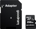 GOODRAM 256GB microSDHC class 10 UHS I + adapter