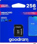 GOODRAM 256GB microSDHC class 10 UHS I + adapter