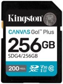 Kingston SDXC Canvas Go Plus Gen4 256GB C10 UHS-I U3 V30