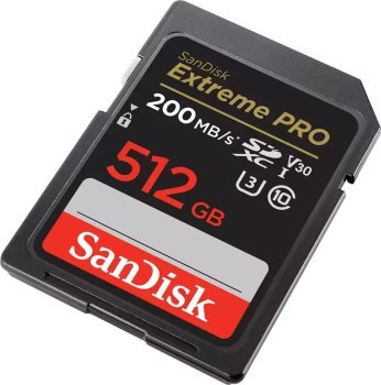 SANDISK EXTREME PRO SDXC 512GB 200/140 MB/s A2